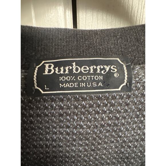 Burberry Men's Polo Shirt Large 100% Cotton Made in the‎ USA - Picture 2 of 6